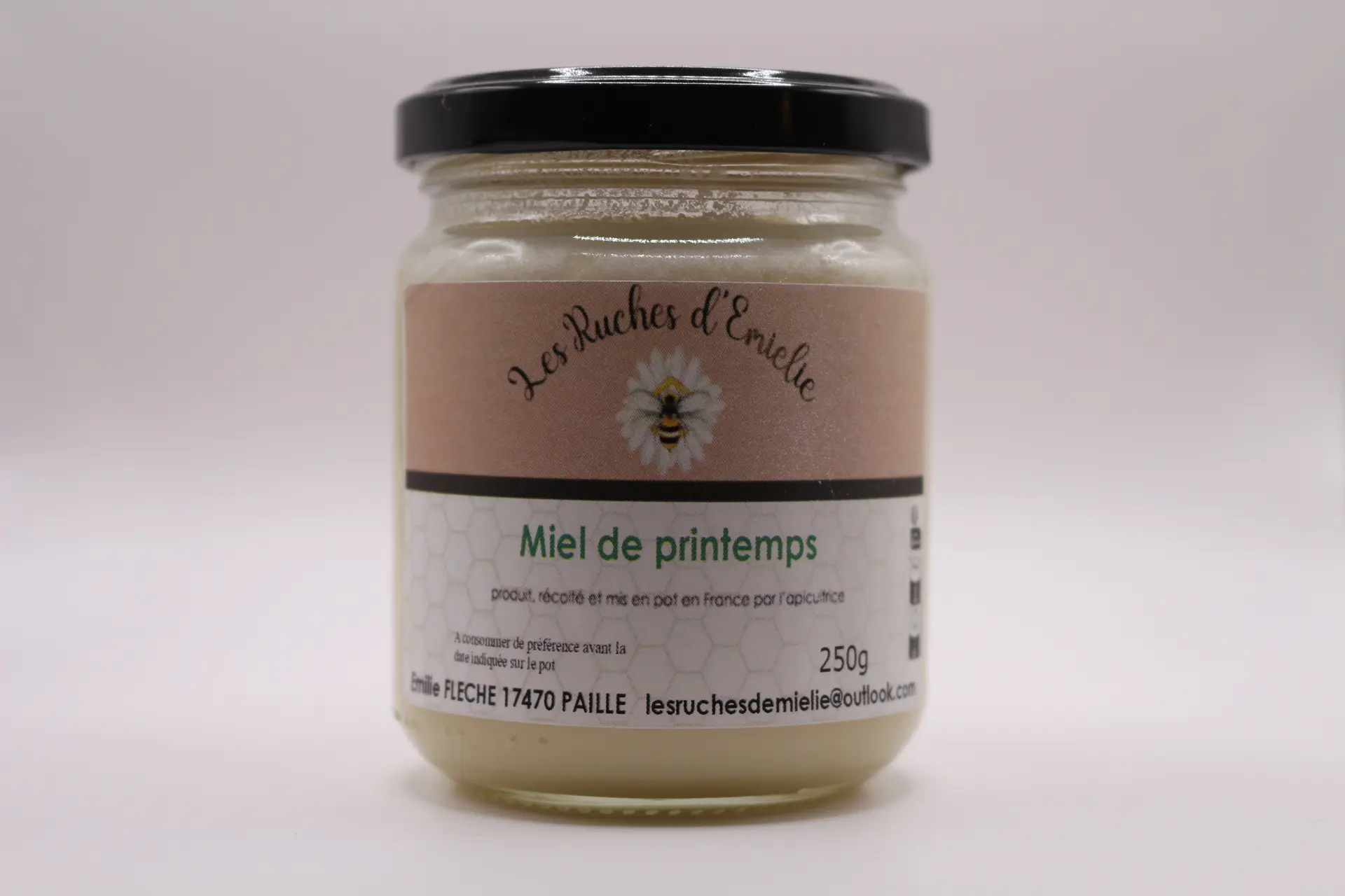 pot de miel de printemps