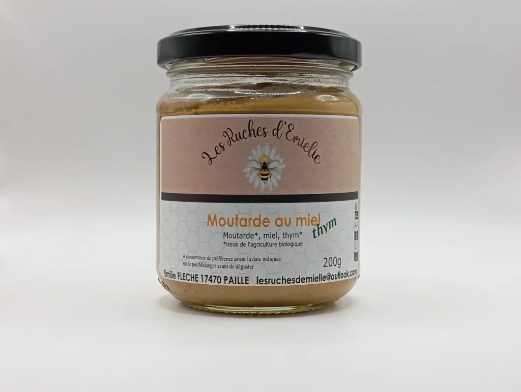pot de Moutarde miel thym