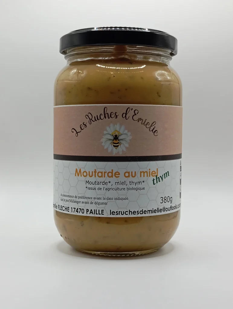 pot de Moutarde miel thym