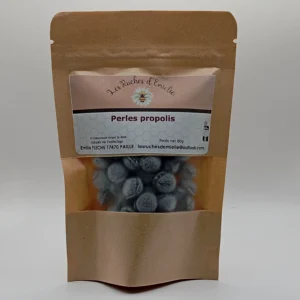Sachet de bonbons de propolis.
